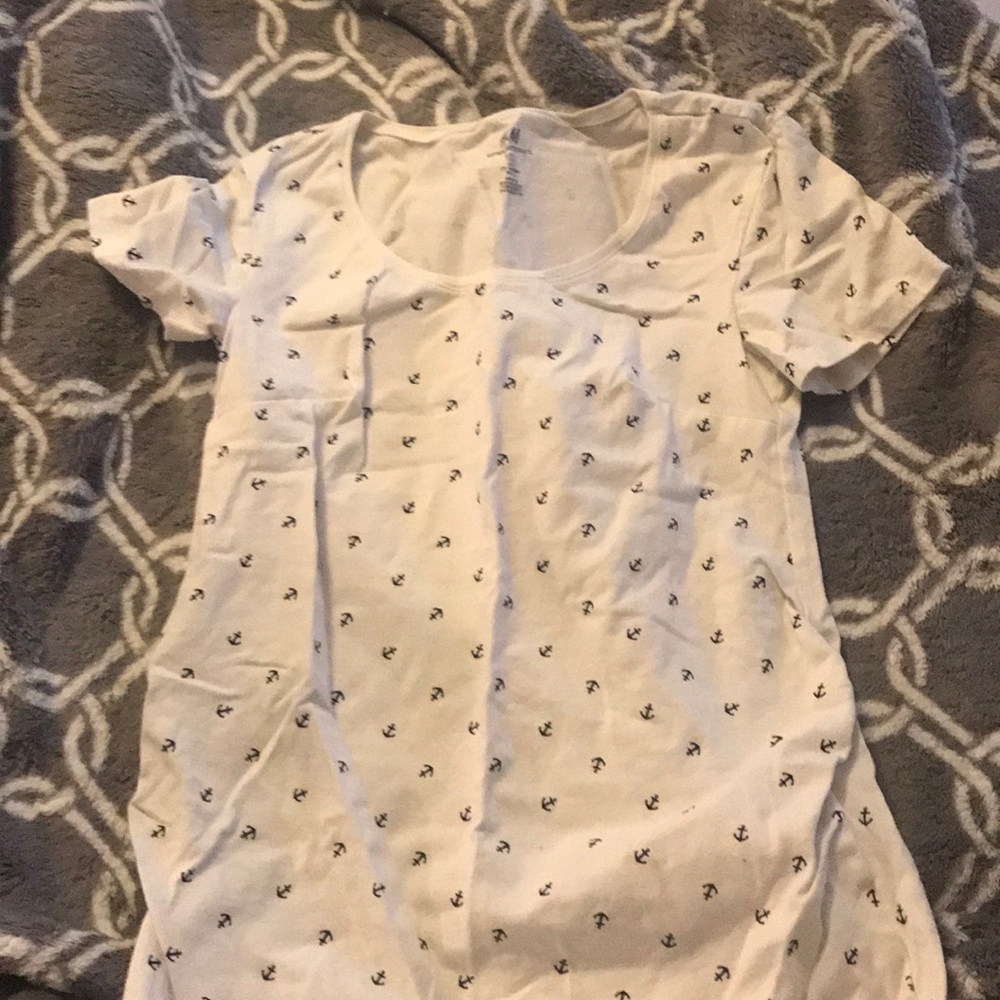 Anchor maternity t shirt